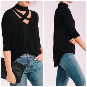 Express turtle neck chocker top